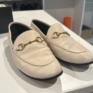 Brixton Leather Horsebit Loafers Gucci size 38 with box and dust bags